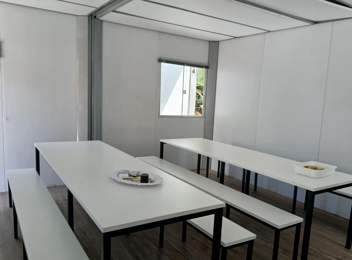conjunto modular container refeitório locação containers joinville - modular sul